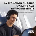 Soundcore Space One Casque Bluetooth sans Fil avec Réduction de Bruit Active Adaptative by Anker, Réduction des Voix Humaine 2X Plus Efficace, ANC 46H, Contrôle app, LDAC Hi-Res Audio, Confort - 3