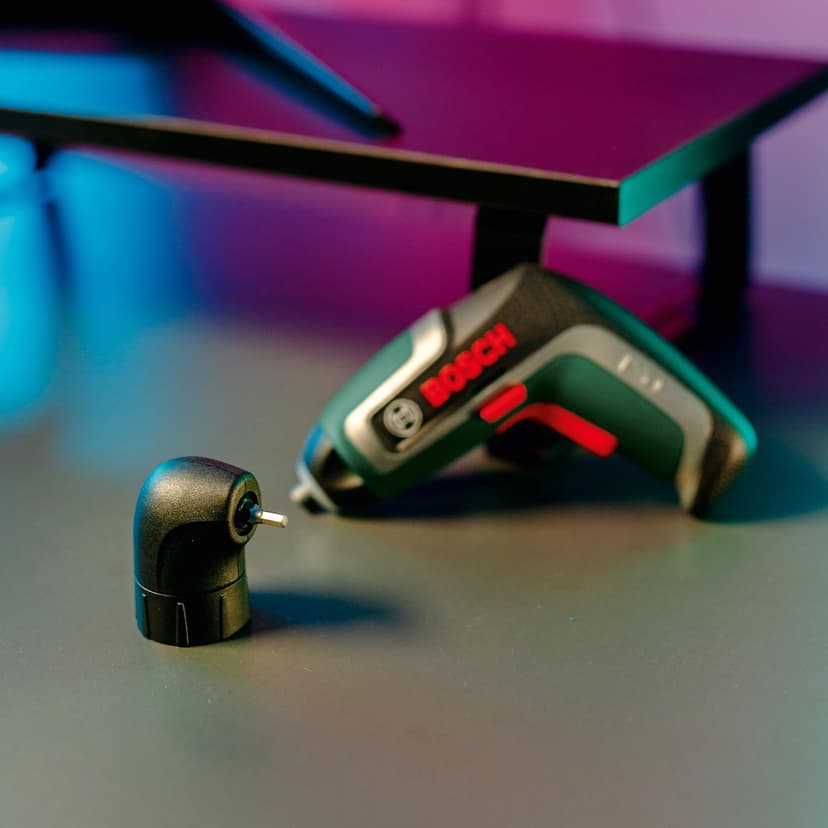 Bosch Home and Garden IXO Cordless Screwdriver (7th Generation, 3.6V, 2.0Ah, 5.5Nm, with Micro USB Cable, Includes Angle Attachment, Screws up to 190 Screws, in Box) - Amazon Edition - 3