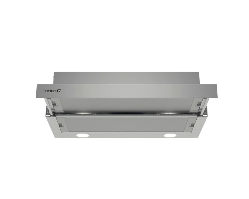 CATA | Extractor Hood | TF 2003 Model DURALUM 60 | 2 Extraction speeds | Cooker Hood 390m3/h - 150m3/h | Stainless Steel Finish - 1