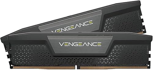 CORSAIR Vengeance DDR5 RAM 16Go (2x8Go) Jusqu'à 5200MHz CL40 Intel XMP 3.0 Mémoire pour Ordinateur de Bureau - Noir (CMK16GX5M2B5200C40)