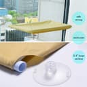 YIQI Window Mounted Cat Hammock for Cat Perch, Hanging Pet Bed with Suction Cup Comfortable, Durable, Solid, Storage Space (55x32cm) - 2