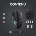 Logitech G502 LIGHTSPEED Souris sans Fil, Capteur Gaming HERO 25K, 25 600 PPP, RGB, Ultra-Léger, 11 Boutons Programmables, Batterie Longue Durée, POWERPLAY-compatible, PC, EU Packaging - Noire - 9