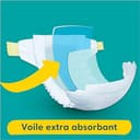 Pampers Nappies Size 7 (15 kg+) Baby-Dry, Extra Large, Monthly Box, Up to 12 Hours All-Round Leak Protection, (Pack of 132) - 5