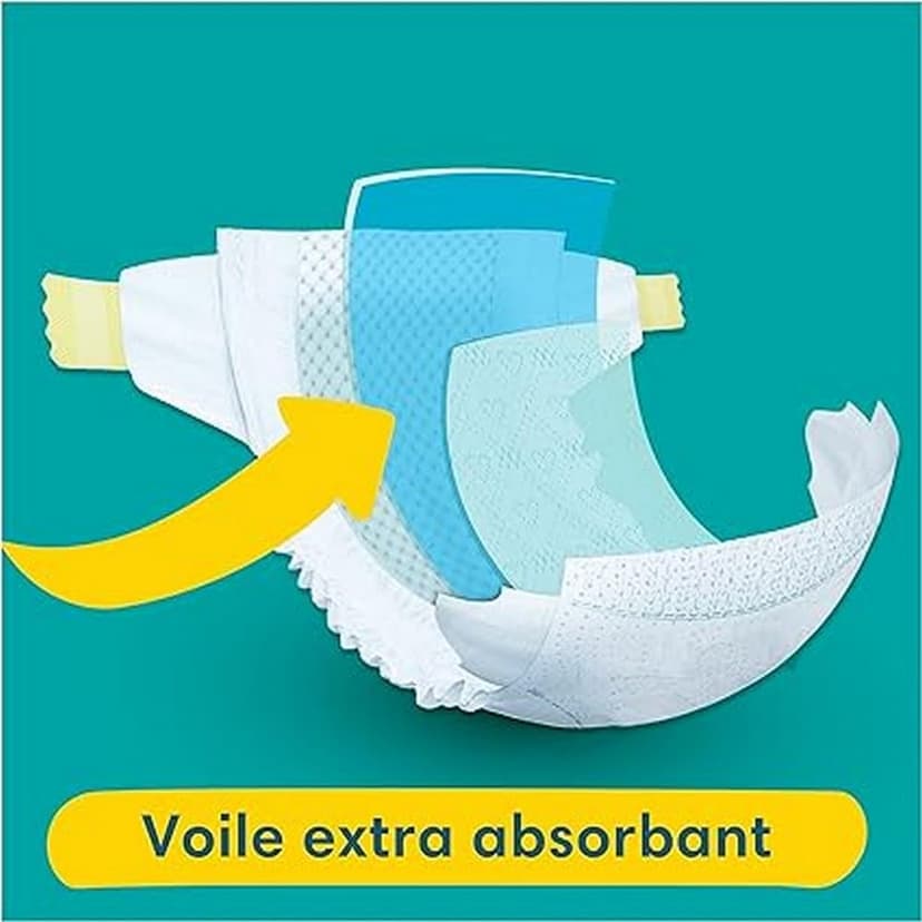 Pampers Nappies Size 7 (15 kg+) Baby-Dry, Extra Large, Monthly Box, Up to 12 Hours All-Round Leak Protection, (Pack of 132) - 5