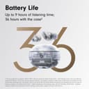 Beats Studio Buds + | True Wireless Noise Cancelling Earbuds, Enhanced Apple & Android Compatibility, Built-in Microphone, Sweat-Resistant Bluetooth Headphones, Spatial Audio – Transparent - 5