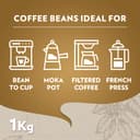 Lavazza, Qualità Oro, Coffee Beans, Ideal for Bean to Cup Machine and a Filter Coffee Machine, with Fruity and Flowery Aromatic Notes, 100% Arabica, Intensity 5/10, Medium Roast, 1 Kg - 7