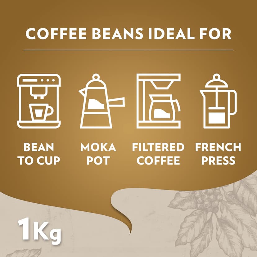 Lavazza, Qualità Oro, Coffee Beans, Ideal for Bean to Cup Machine and a Filter Coffee Machine, with Fruity and Flowery Aromatic Notes, 100% Arabica, Intensity 5/10, Medium Roast, 1 Kg - 7