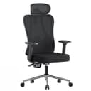 Hbada P3 Pro Ergonomic Office Chair with 2D Adjustable Lumbar Support, 3D Adjustable Headrest and Armrest, 135° Stepless Tilt Function, Black - 1