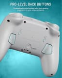 PALPOW Manette Switch 2 Pro, Manette Switch Sans Fil Compatible avec Nintendo Switch 2/OLED/Lite, Firefly Bluetooth Switch 2 Pro Controller avec 7 Couleurs LED/Paddle/Turbo - Blanc - 6