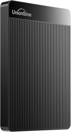 UnionSine External Hard Drive 1TB Ultra Slim Portable Hard Drive USB 3.0 HDD Storage Compatible for PC,Mac, Laptop, Xbox, Xbox one, PS4(Blue) HD2510