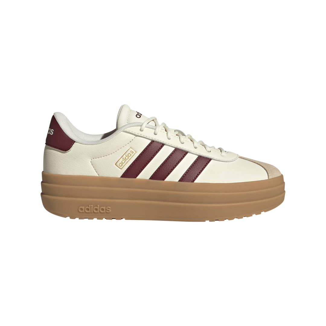 adidas Women's VL Court Bold Shoes, FTWR White/core Black/Wonder Beige, 4 UK