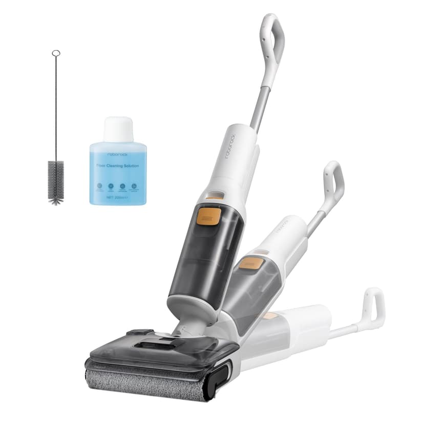roborock F25 RT Vacuum Mop All in One, Wet Dry Vacuum Cleaner Cordless, 20000Pa Floor Cleaner Machine for Tile Hardwood Wood Vinyl Floor, Edge to Edge Self Cleaning Electric Mop with 180° Lie-Flat - 1