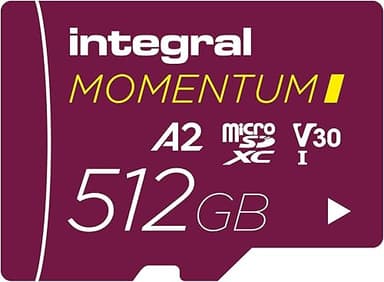 Integral Momentum I 512GB microSDXC Card - Up to 210MB/s …
