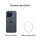 Apple iPhone 15 Pro Max (512 Go) - Titane Bleu - 6