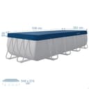 Intex - 28086 - Intex Rectangular Winter Pool Tarpaulin 5.5 m x 2.75 m - Thickness 50/100 - 4
