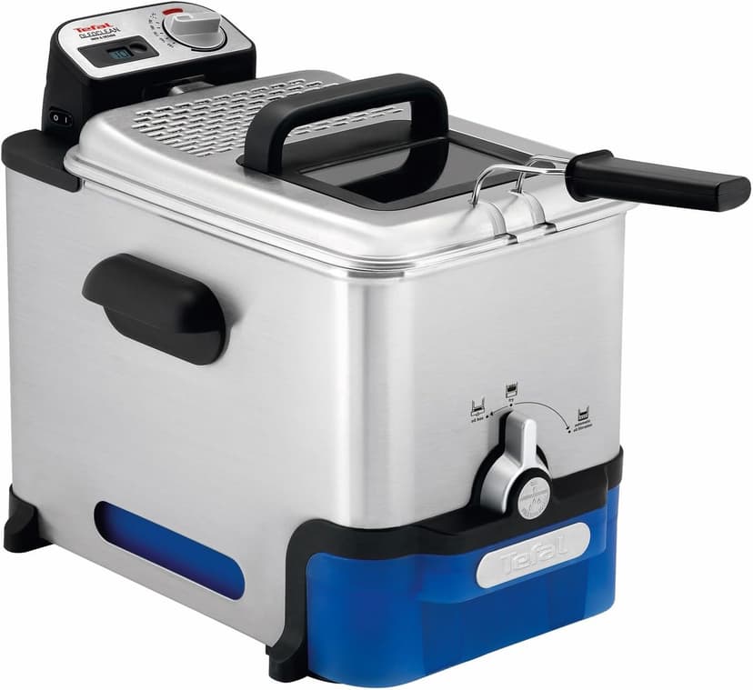 Tefal FR8040 deep Fryer - deep fryers (Single, Black, Stainless Steel) - 1