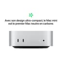 Apple Mac Mini Ordinateur de Bureau avec Puce M4, CPU 10 cœurs et GPU 10 cœurs : Conçu pour Apple Intelligence, 16Go de mémoire unifiée, 256Go de Stockage SSD, Gigabit Ethernet. - 5