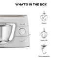 Kenwood Titanium Chef Baker KVC65.001WH Kitchen Processor with Integrated Scales 1200 W + 3-Piece Pastry Set, Spatula and Splash Guard White - 7