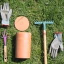 Ollas Lutton Olla Terre Cuite Tube à Enterrer 3L | Arrosage Autonome pour Plantes d'Extérieur Ecologique & Economique | Système d'Irrigation Naturel | Autonomie 5 Jours | OYA Terracotta - 6