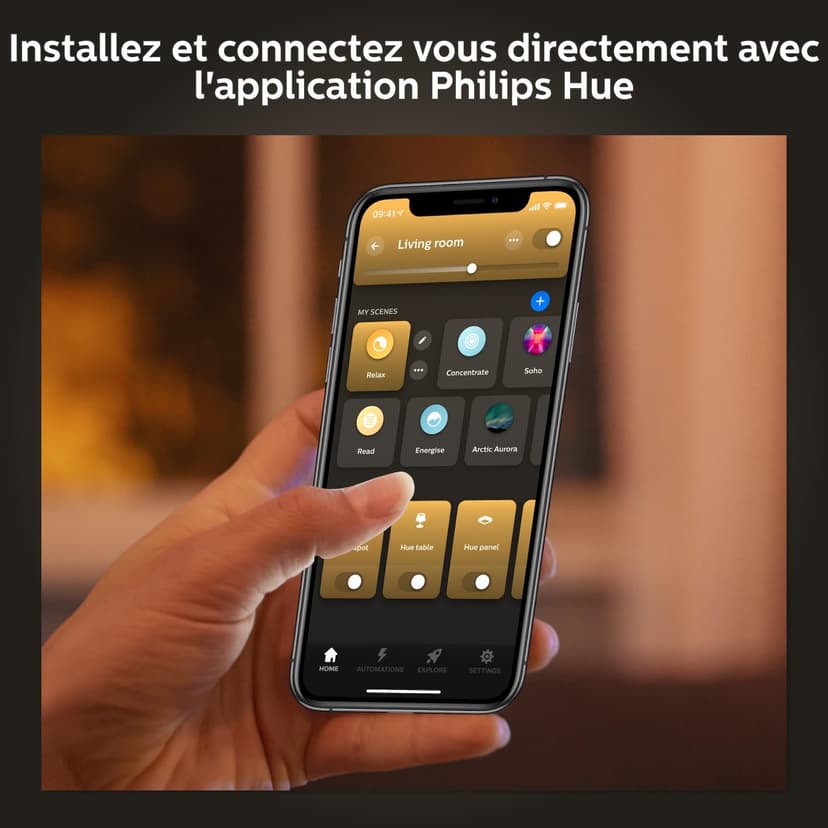 Philips Hue White and Colour Ambiance Smart Light Bulb 2 Pack 75W - 1100 Lumen [E27 Edison Screw] with Bluetooth. Works with Alexa, Google Assistant and Apple Homekit - 4