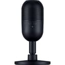 Razer Seiren V3 Mini - Micrófono USB ultracompacto (micrófono de condensador de 14mm, patrón de captación supercardioide, sensor Tap-to-Mute con indicador LED, amortiguador incorporado) Nero - 1