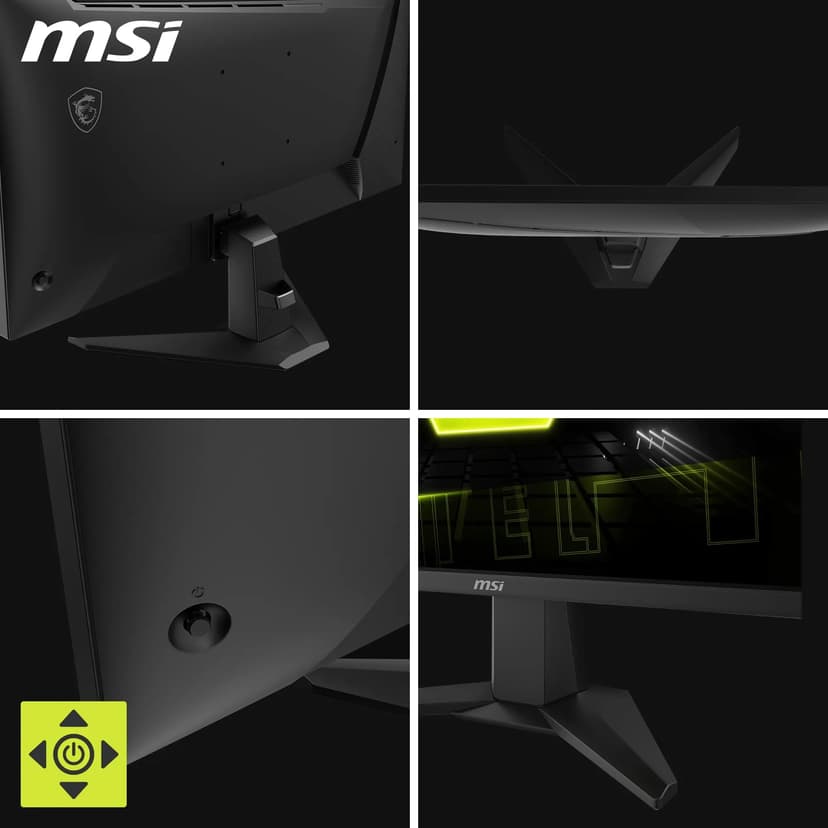 MSI MAG 275QF Écran Gaming 27" WQHD - Dalle Rapid IPS 2560 x 1440, 180 Hz / 0,5 ms (GtG, Min.), Gamme de Couleurs sRGB 101%, AMD FreeSync, HDR Ready - DisplayPort 1.4, HDMI 2.0b (WQHD 144Hz) - 5