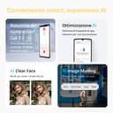realme Note 70T Smartphone 4+128 GB, Batteria da 6.000 mAh, Ricarica rapida da 15 W con carica inversa da 6 W, 24 GB di RAM dinamica, Display con comfort visivo da 90 Hz, nero - 7