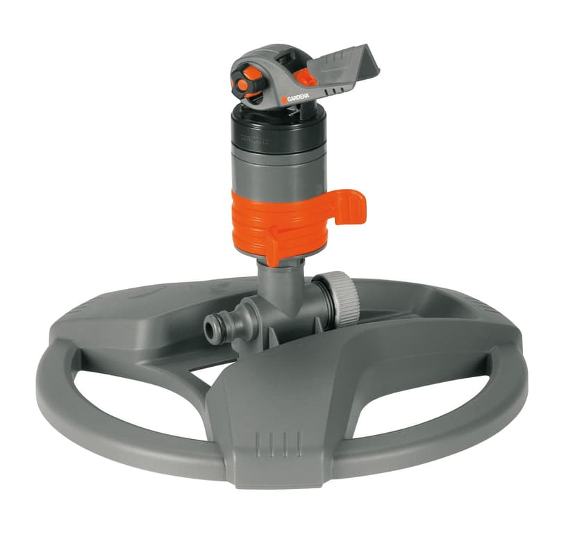 Turbine d'arrosage sur traîneau Comfort de Gardena : arroseurs de pelouse pour Grandes Surfaces jusqu'à 450 m², réglage en continu de la portée, Filtre Anti-saletés intégré (8143-20) - 1