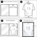 Tinkeps Football Shirt Frame Display - Engineered Wood & Acrylic, Jersey Display Case, Black - 6