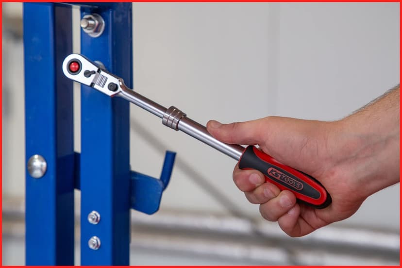 KS Tools SlimPower 914.3820 Telescopic Joint Reversible Ratchet 3/8 Inch 72 Teeth - 9