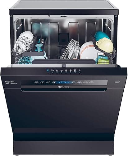 DISHWASHER 15 CUTLERY 46DB BLACK CLASS C