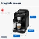 De'Longhi Magnifica Evo ECAM 292.81.B coffee machine with LatteCrema milk system, 7 direct selection buttons for cappuccino, espresso and other coffee specialties, 2-cup function, black - 7