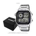 Casio - AE-1200WHD-1A - Sports - Montre Homme - Quartz Digital - Cadran LCD - Bracelet Acier Gris - 7
