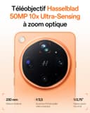OPPO Find X9 Ultra 5G Unlocked Smartphone, Dual 200MP Hasselblad Cameras, 10x Ultra-Sensing Optical-Zoom, 8K Video, 7050mAh, 144Hz 2K Display, Snapdragon 8 Elite Gen 5, Canyon Orange(with Enco Clip2) - 2