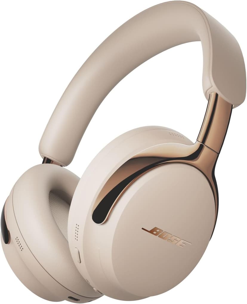 Bose QuietComfort Ultra Bluetooth Headphones (2nd Gen), Wireless Headphones with Spatial Audio, Over Ear Noise Cancelling with Mic, Up to 30 Hours of Play time, Driftwood Sand - Limited Edition - 1