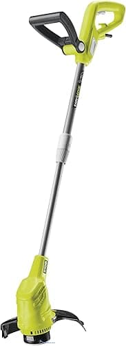 RYOBI - Coupe-Bordures Filaire RLT4125 – 400W, Coupe Ø25 cm, Fil 1,6 mm, Poignée Réglable – Idéal Petits Jardins, Bordures, Massifs et Talus