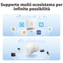 Aqara Détecteur de Présence sans Fils 5-en-1 FP300, Thread/Zigbee,Radar mmW+PIR,Détection de Mouvement/Présence/Lumière/Température/Humidité,Compatible avec Apple Home,Alexa,Home Assistant,Google - 2