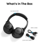 soundcore by Anker Q20i Hybrid Active Noise Cancelling Foldable Headphones, Wireless Over-Ear Bluetooth, 40H Long ANC Playtime, Hi-Res Audio, Big Bass, Customize via an App, Transparency Mode (Black) - 9