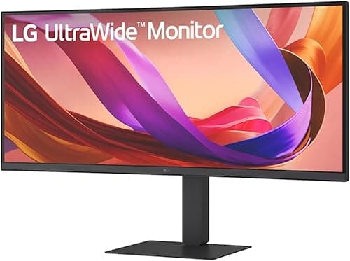 LG UltraWide 34U650A-B Ultra Wide 34 inch PC Screen - IPS Panel QHD (3440 x 1440), 5ms GtG 100Hz, HDR 10, DCI-P3 99% (CIE1931), PBP, PIP, HDMI, Display Port 1.4