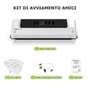 Bonsenkitchen Machine Sous Vide Alimentaire - Appareil de Mise Sous Vide pour La Cuisson Sous Vide et La Conservation des Aliments Frais, Y 5 Compris Les Sacs Sous Vide - 5