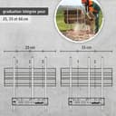 wolfcraft 5121000 - Chevalet de Tronçonnage - Sciage Bois de Chauffage - Chevalet Pliable et Mobile - Bûches de 1,00 m et jusqu'à 150 kg - 3