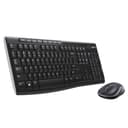 Logitech MK270 Wireless Keyboard and Mouse Combo for Windows, 2.4 GHz Wireless, Compact Mouse, 8 Multimedia and Shortcut Keys, 2-Year Battery Life, for PC, Laptop, QWERTY UK English Layout - Black - 1