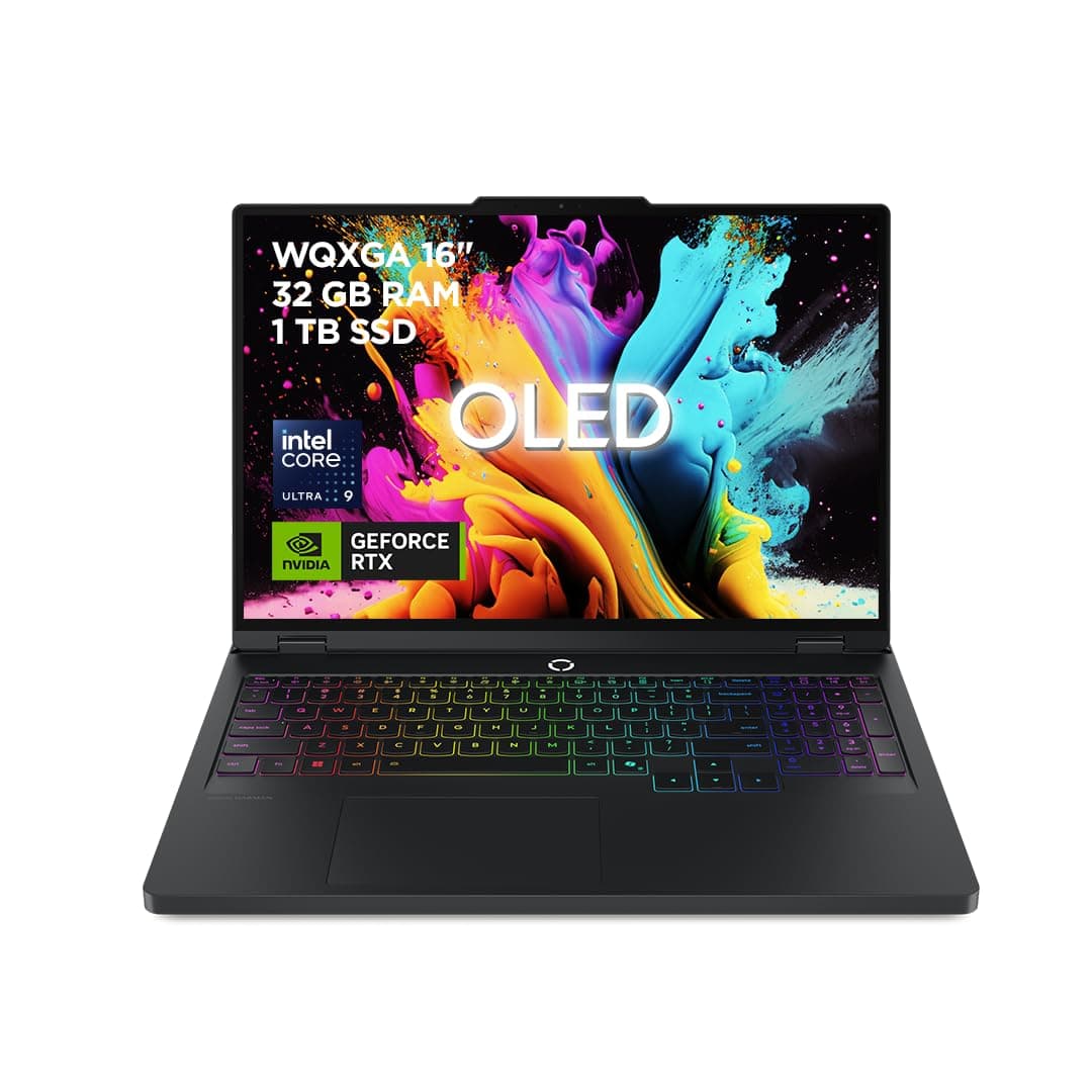 Lenovo Legion Pro 5 Gen10 Gaming Notebook IA 16" OLED 240Hz (Intel Core Ultra 9 275HX, NVIDIA GeForce RTX 5070 Ti, 32GB RAM, 1TB SSD, WiFi6, No Operating System) QWERTY RGB 24 Zones Spanish – Black