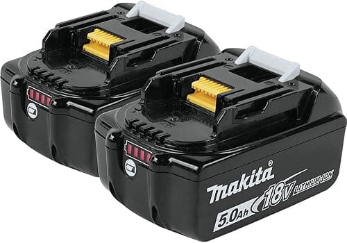 Makita BL1850B 18V LXT Lithium-Ion 5.0Ah Battery Twin Pack, Black