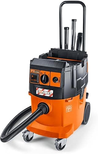 FEIN Dustex 35 LX AC Powerful Wet/Dry Vacuum Cleaner Dust Class L with Fully Automatic Filter Cleaning for Attaching Various Case Systems Including Extensive Accessories