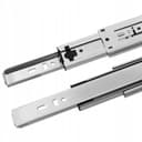 GTV Glissières de tiroir H45 Versalite Plus+, guidage à billes avec amortissement, hauteur = 45 mm, mécanisme de fermeture amortie, capacité de charge de 40 kg, installation facile et rapide - 9