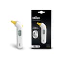 Ear thermometer Braun ThermoScan 3 (professional precision; acoustic fever indicator; safe, hygienic, for the whole family; newborn) IRT3030 White - 1