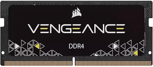 CORSAIR VENGEANCE SODIMM DDR4 RAM 16GB (1x16GB) Up to 3200MHz CL22-22-22-53 1.2V Intel AMD Laptop Notebook Memory - Black (CMSX16GX4M1A3200C22)
