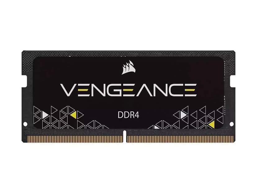 CORSAIR VENGEANCE SODIMM DDR4 RAM 16GB (1x16GB) Up to 3200MHz CL22-22-22-53 1.2V Intel AMD Laptop Notebook Memory - Black (CMSX16GX4M1A3200C22) - 1
