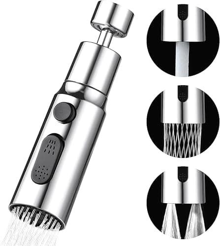 OSDUE Douchette Evier Cuisine Robinet 360 Degres, 3 Modes…